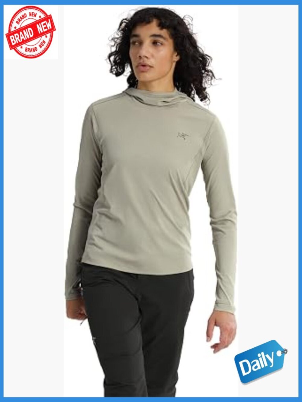 Lightweight UPF 50+ Hoody for Hikes Stretchy Quick-Dry Athletic Pullover